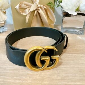 Gucci GG Marmount Belt - Black